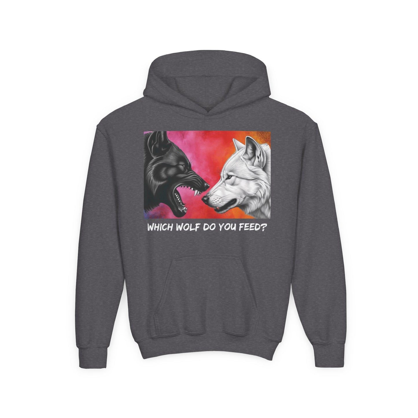 Wolf-Inspired Youth Hoodie