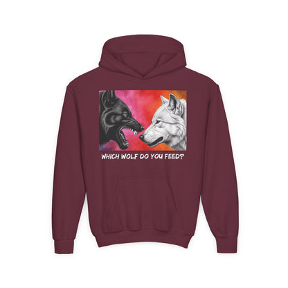 Wolf-Inspired Youth Hoodie