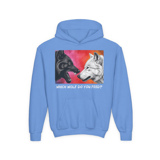 Wolf-Inspired Youth Hoodie