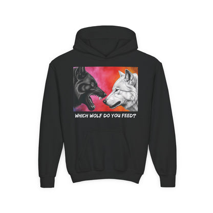 Wolf-Inspired Youth Hoodie