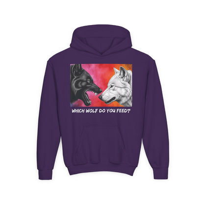 Wolf-Inspired Youth Hoodie