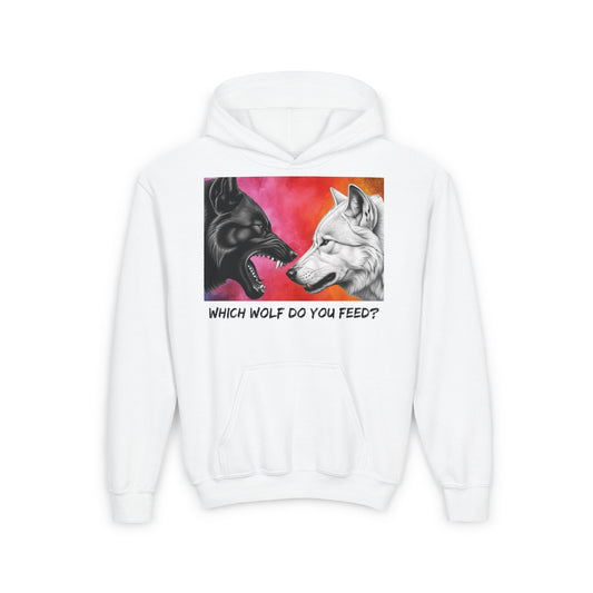 Wolf-Inspired Youth Hoodie