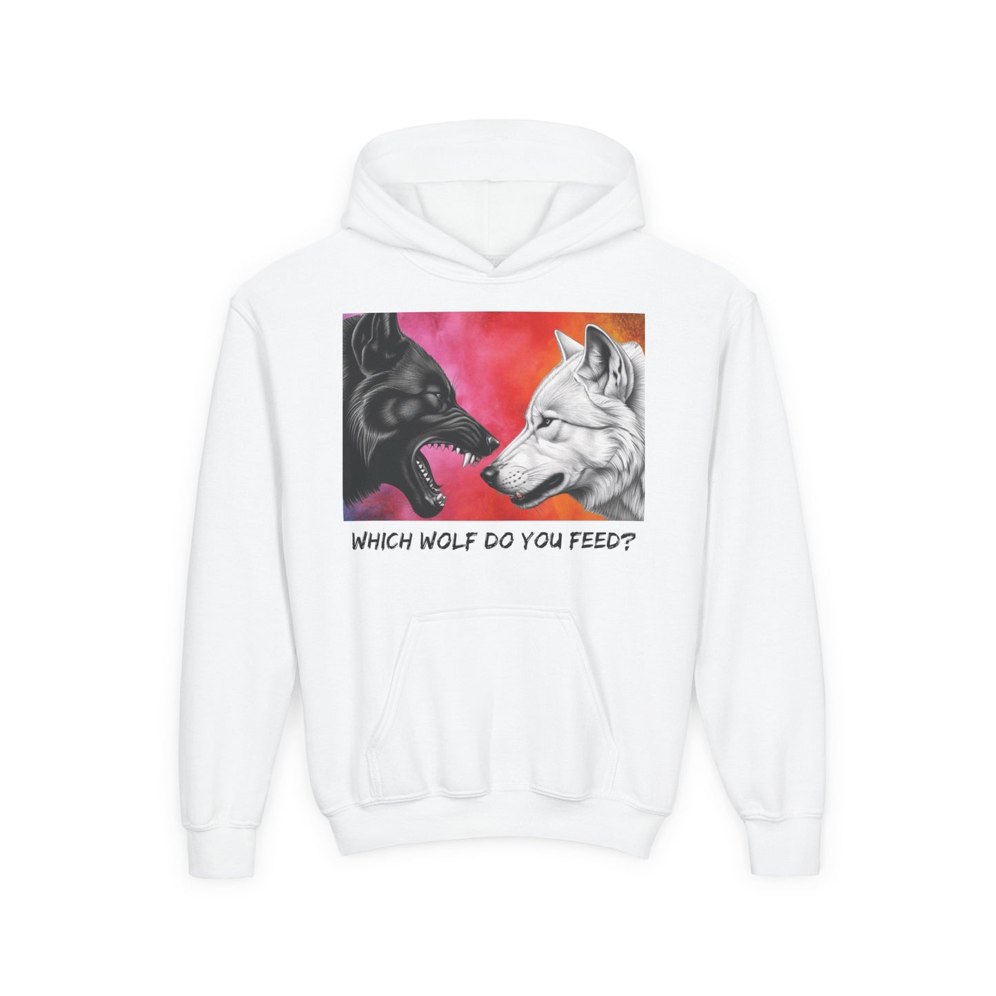 Wolf-Inspired Youth Hoodie
